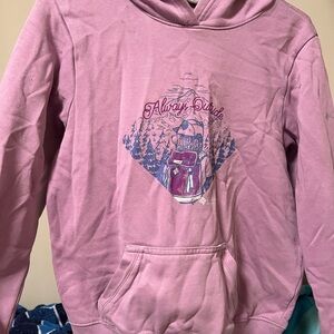 Kids Large (14/16) Purple Graphic Hoodie